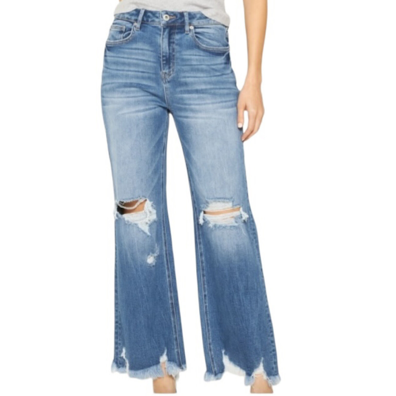 Mica Denim Mica MDP-W3522DK Super High Destressed Jeans