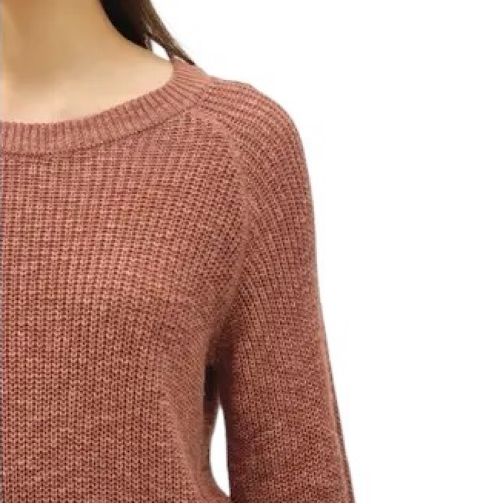 Clay Chunky Knit Long Sleeve Sweater Top