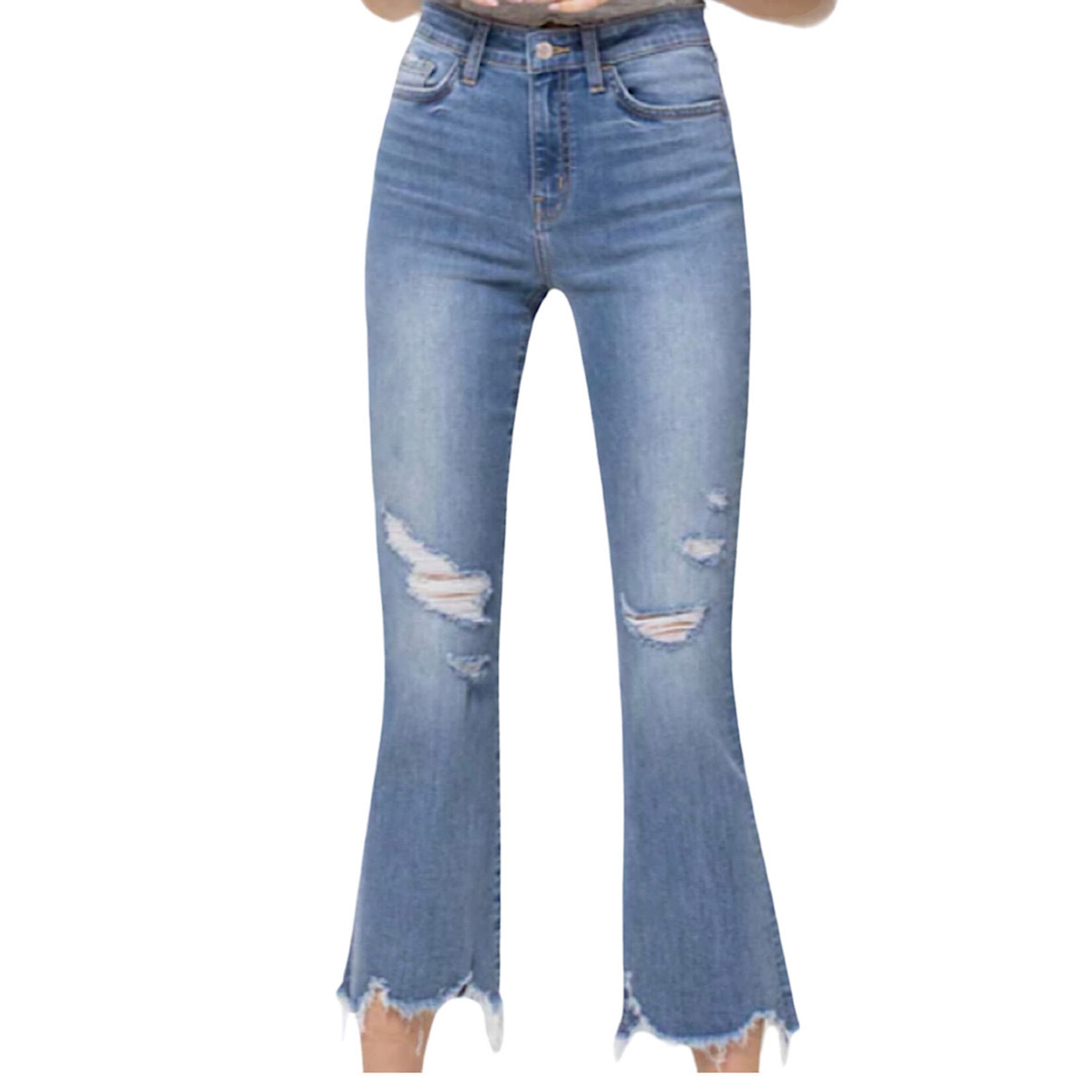 Vervet VT5513 High Rise Crop Flare