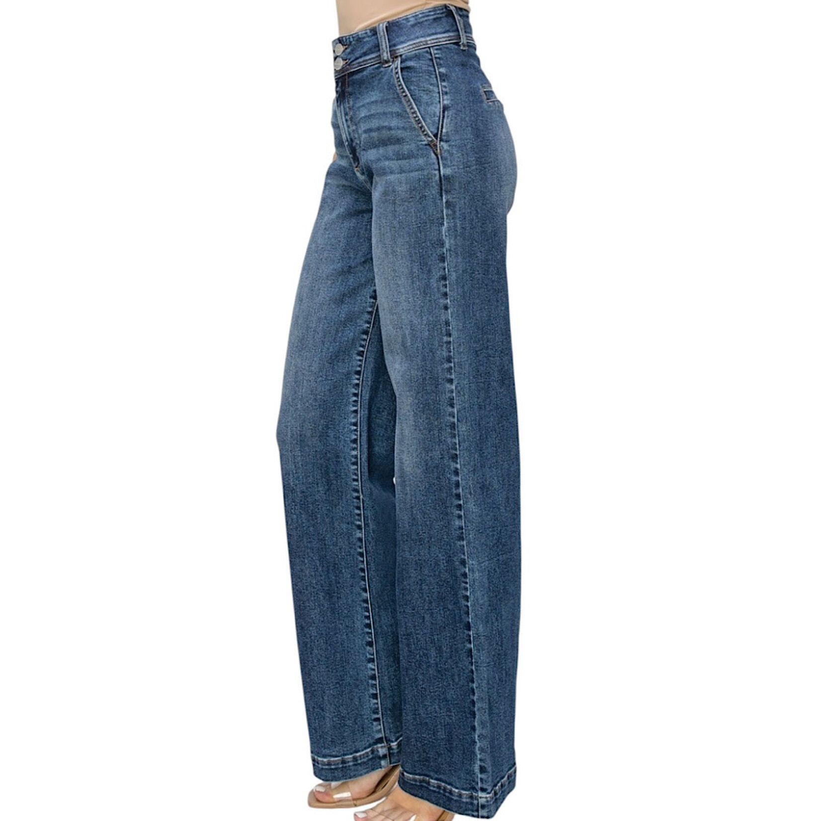 RDP5765 H/R Double Button Wide Leg 3/26