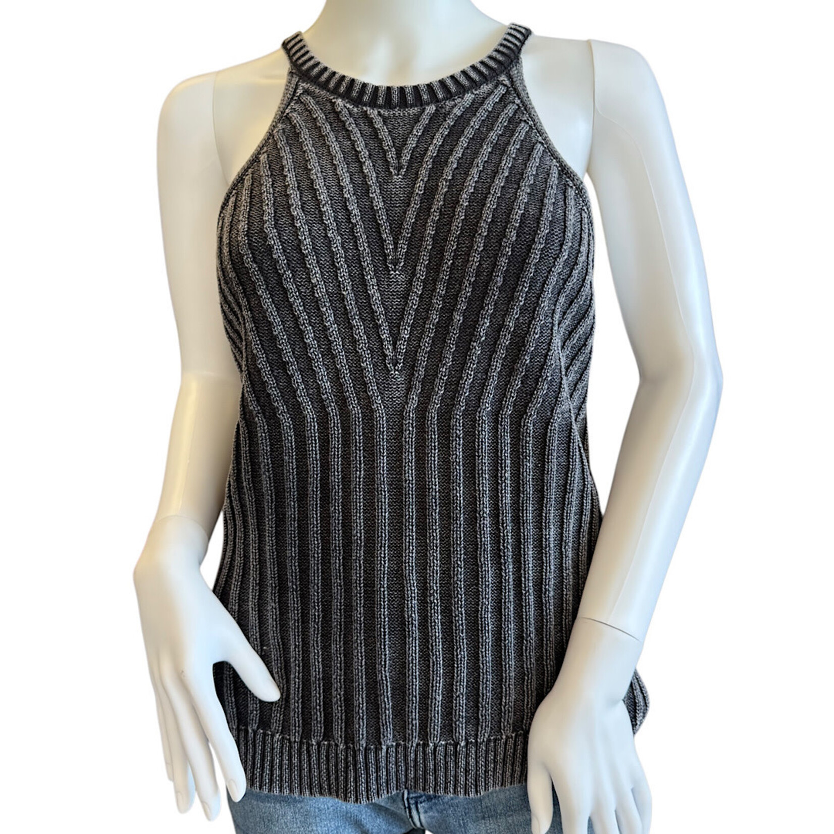 Tribal Halter Sweater Tank S