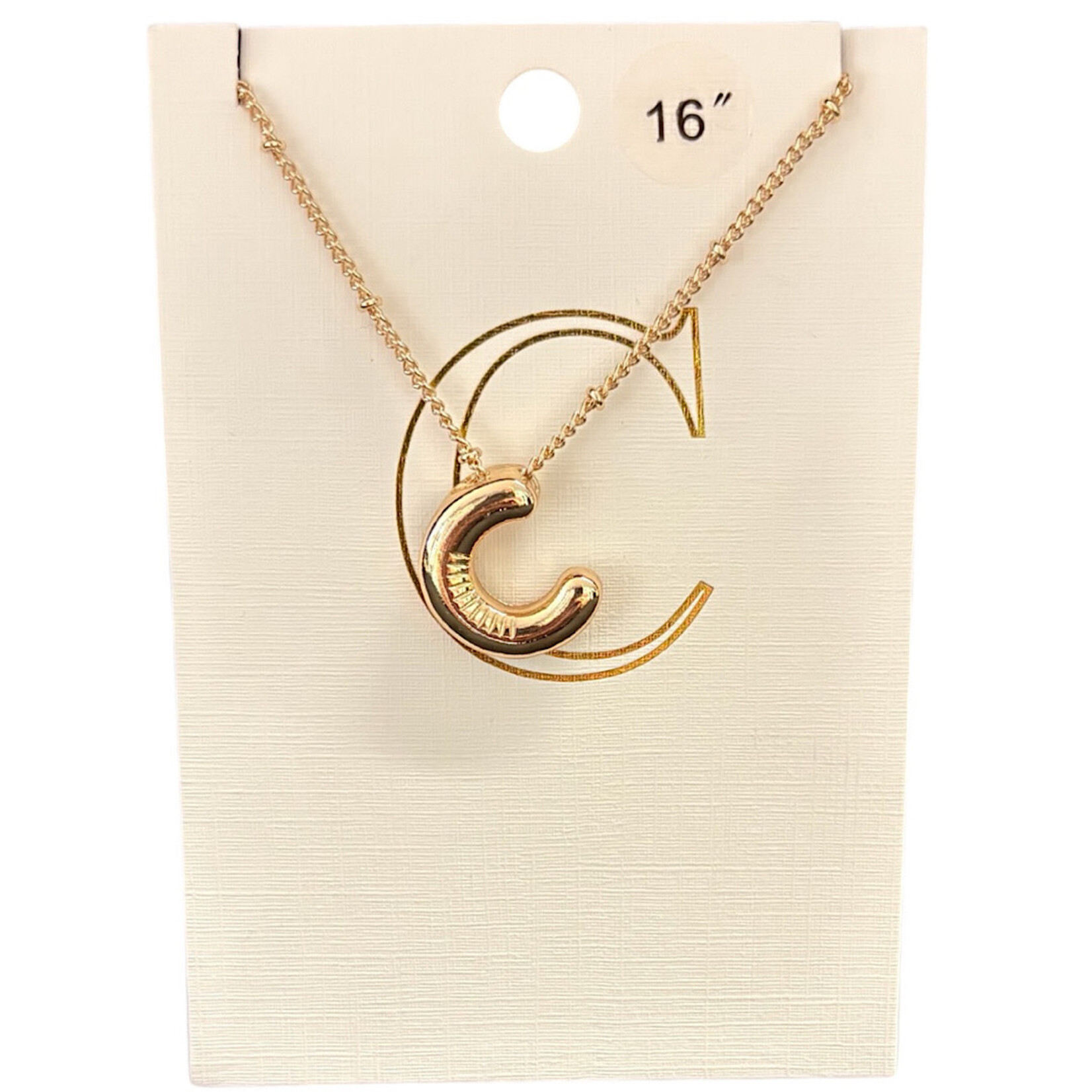 Balloon Initial Necklace