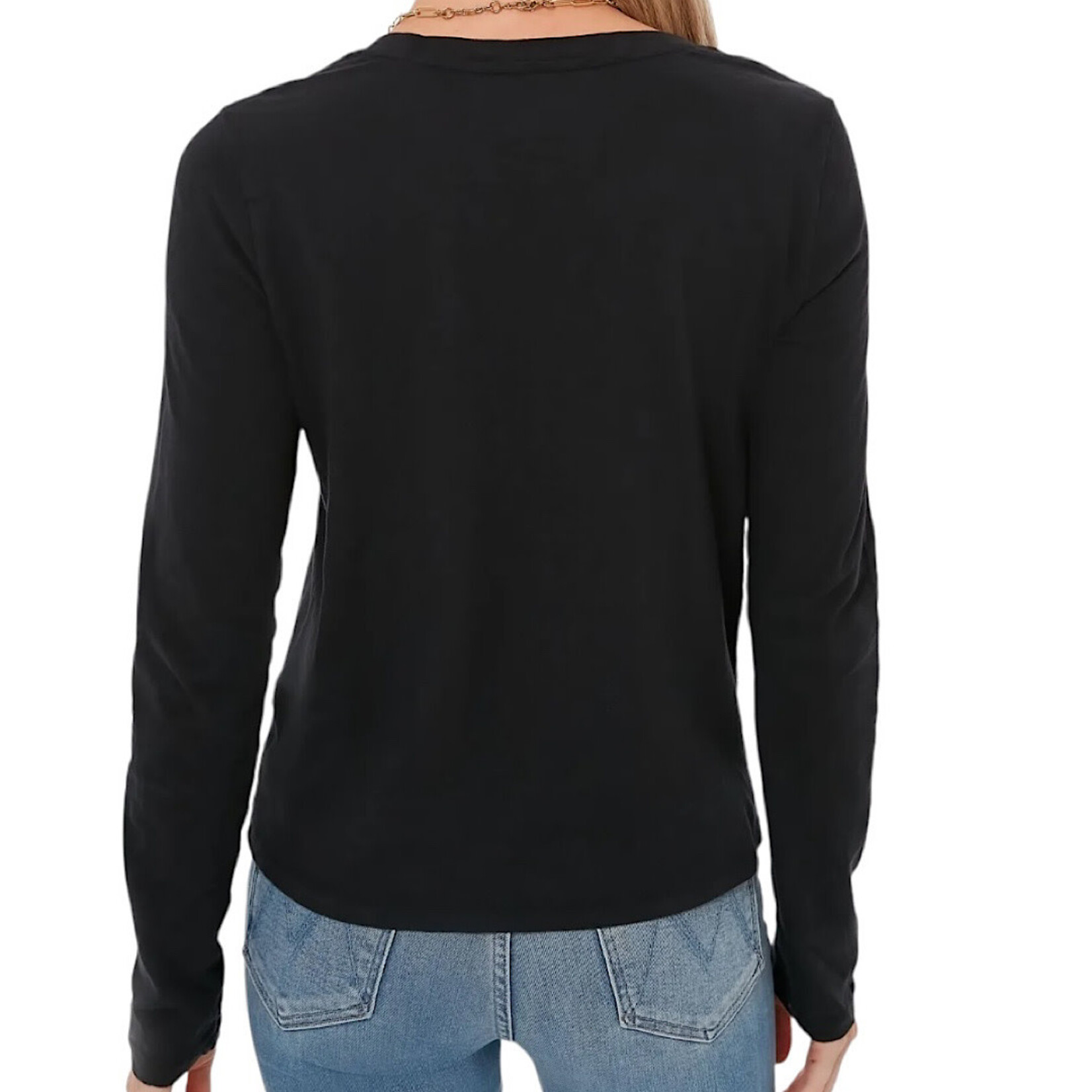 Z Supply Z Supply Modern Slub LS Black Tee
