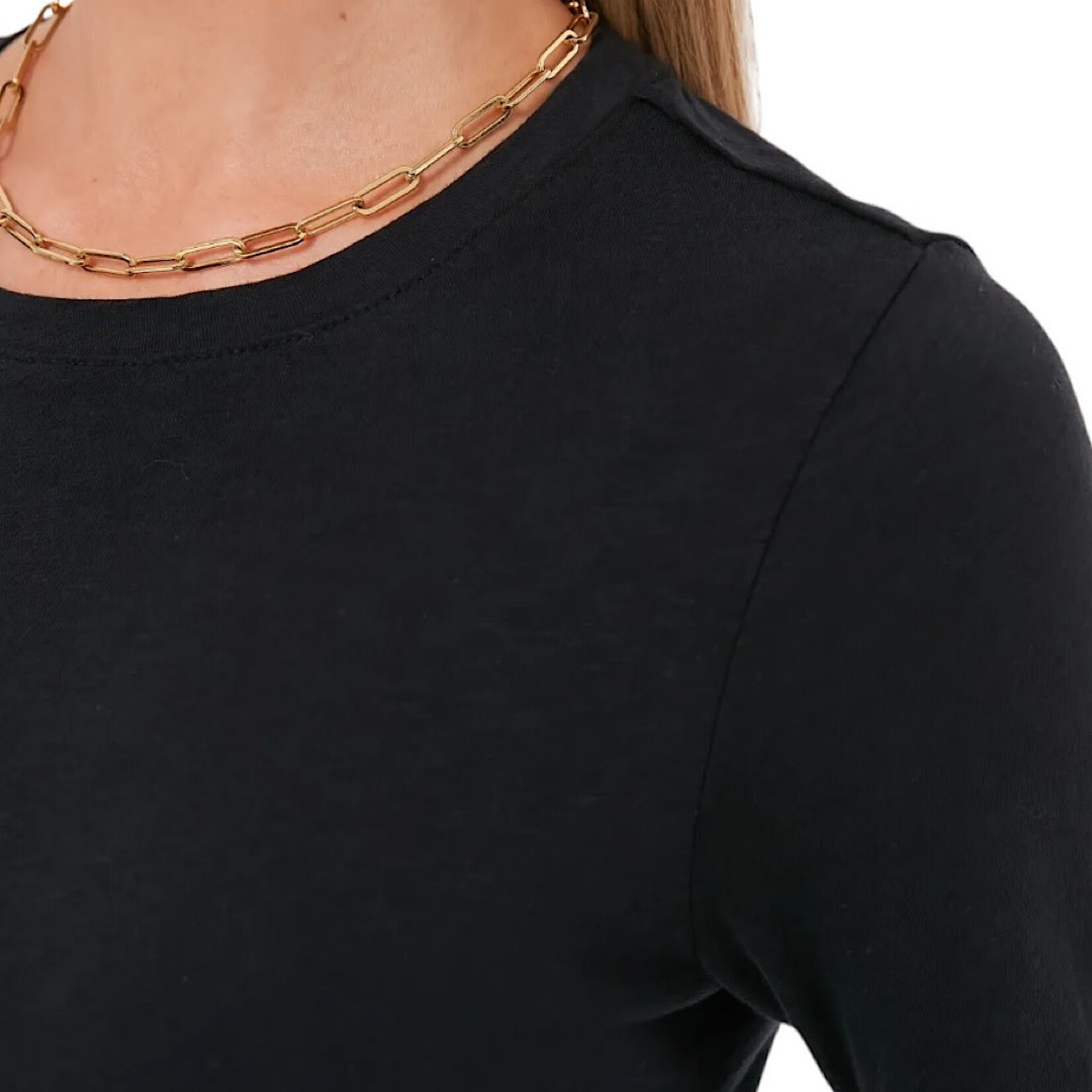 Z Supply Z Supply Modern Slub LS Black Tee