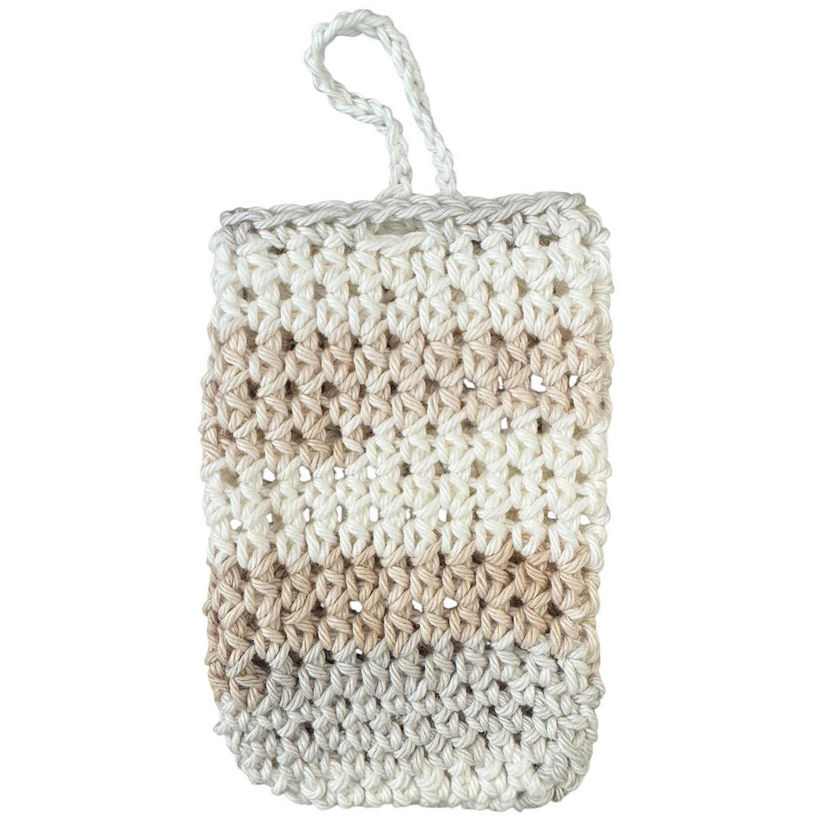 DS Designs Crochet Soap Holder with Drawstring
