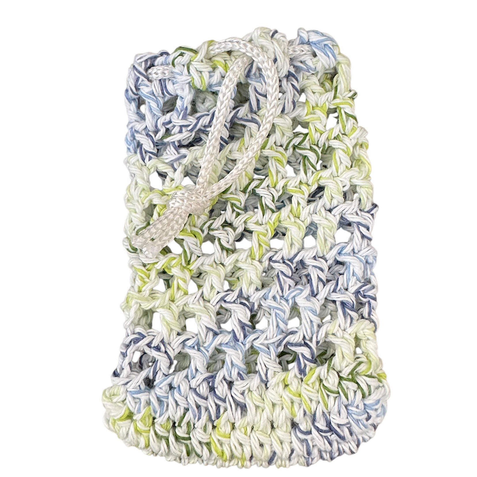 DS Designs Crochet Soap Holder with Drawstring