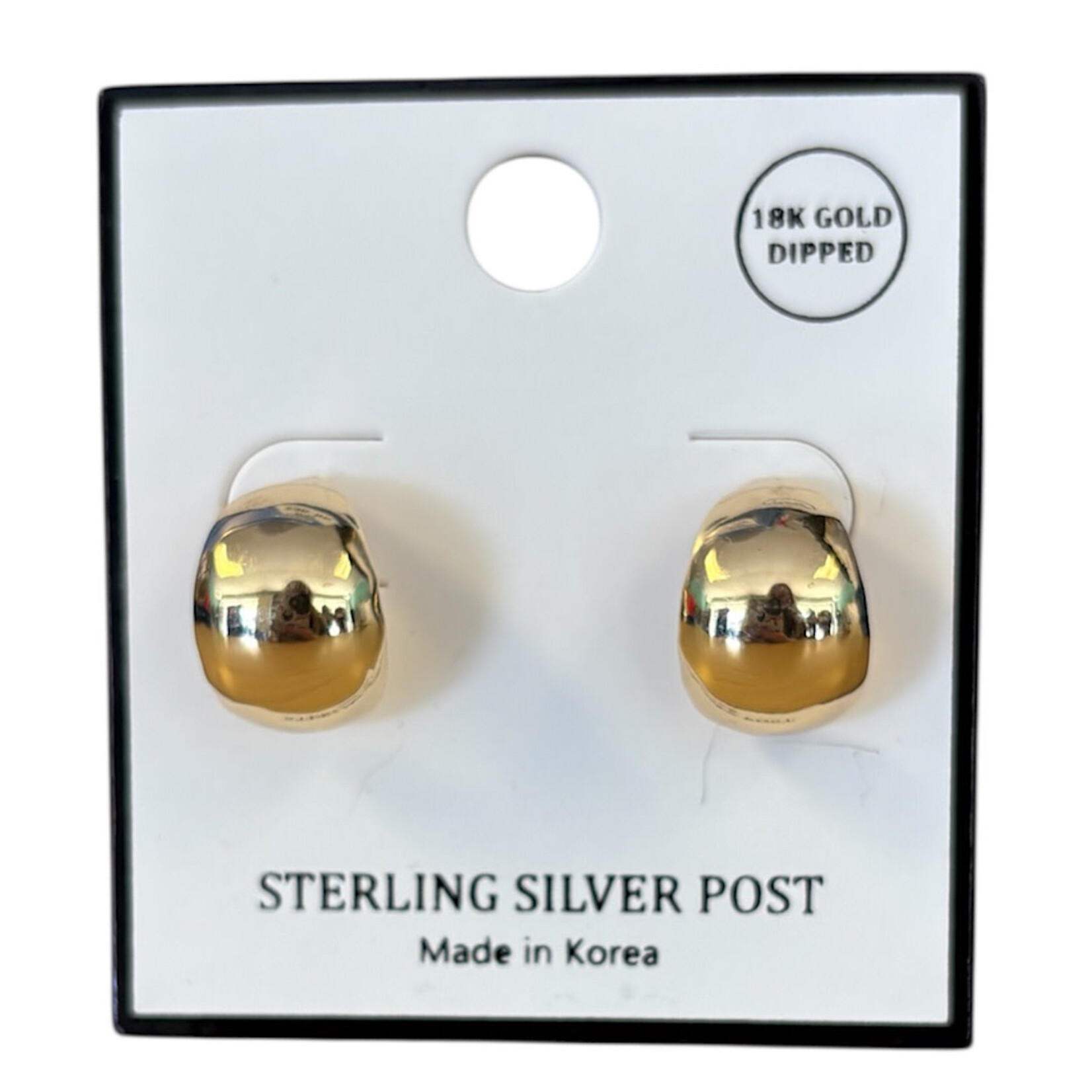 S&S Slim Hoop Sterling Silver Post