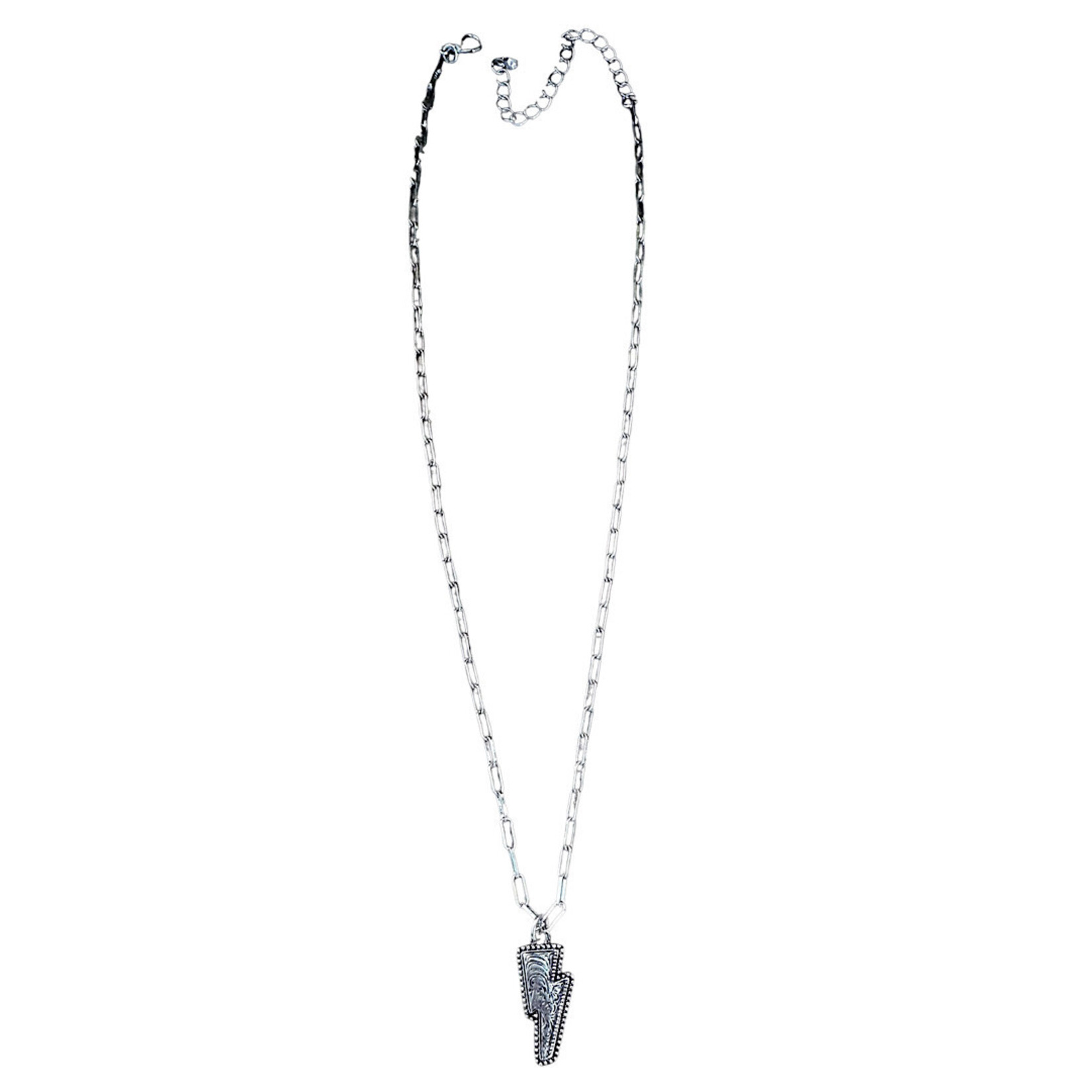 Electric Storm Bolt Necklace
