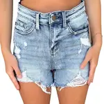 Judy Blue JB150074 H/R Destroyed Shorts