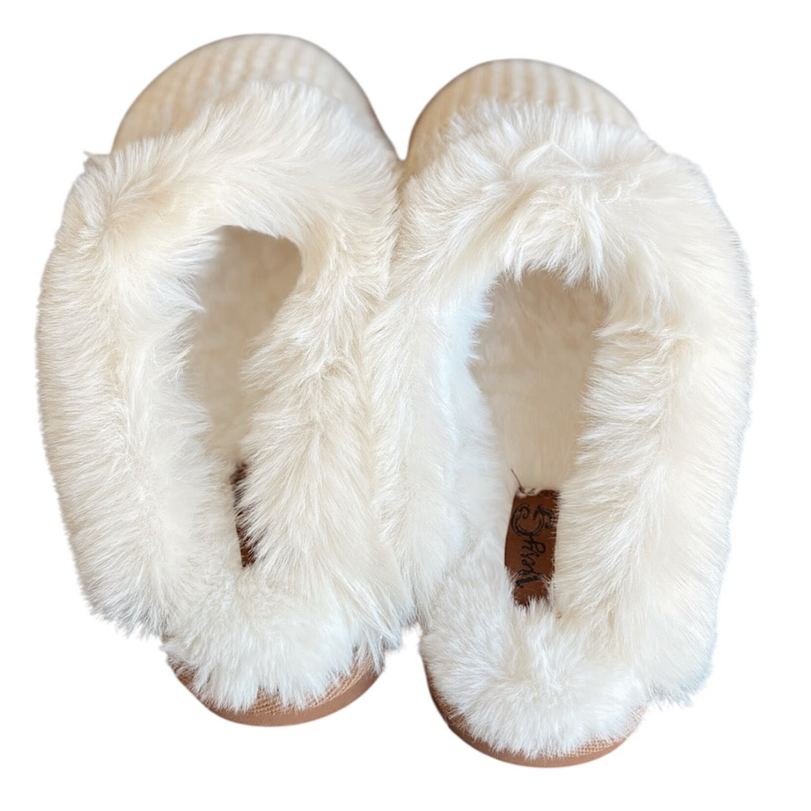 Very G Sweater Cream Slippers