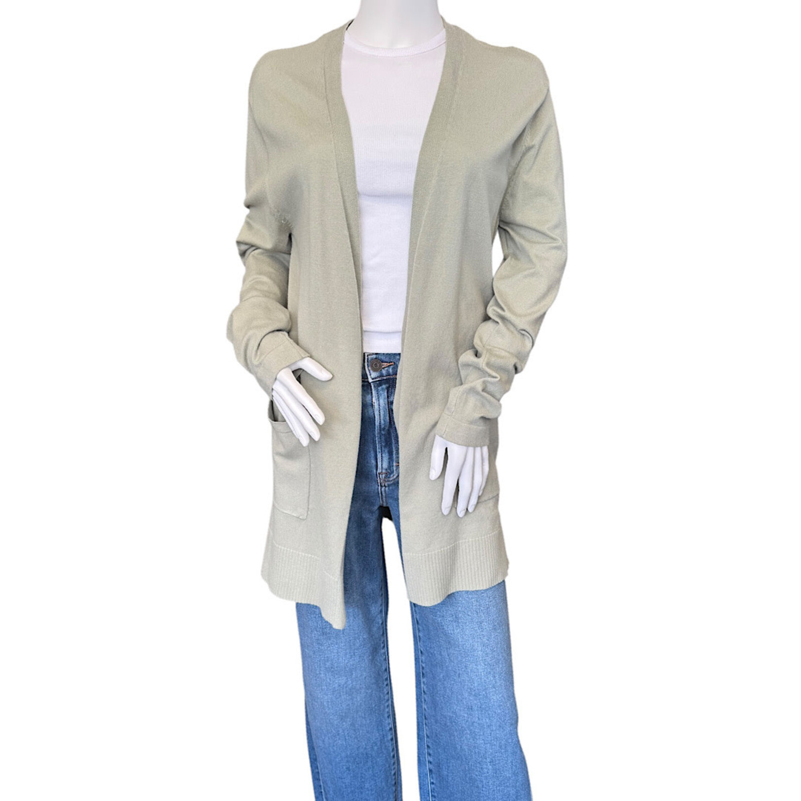 Sage Pocket Cardigan
