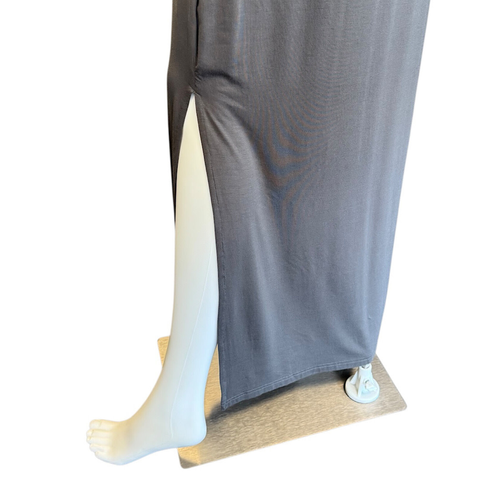 Addy V-Neck Dress with Side Slits & Pockets