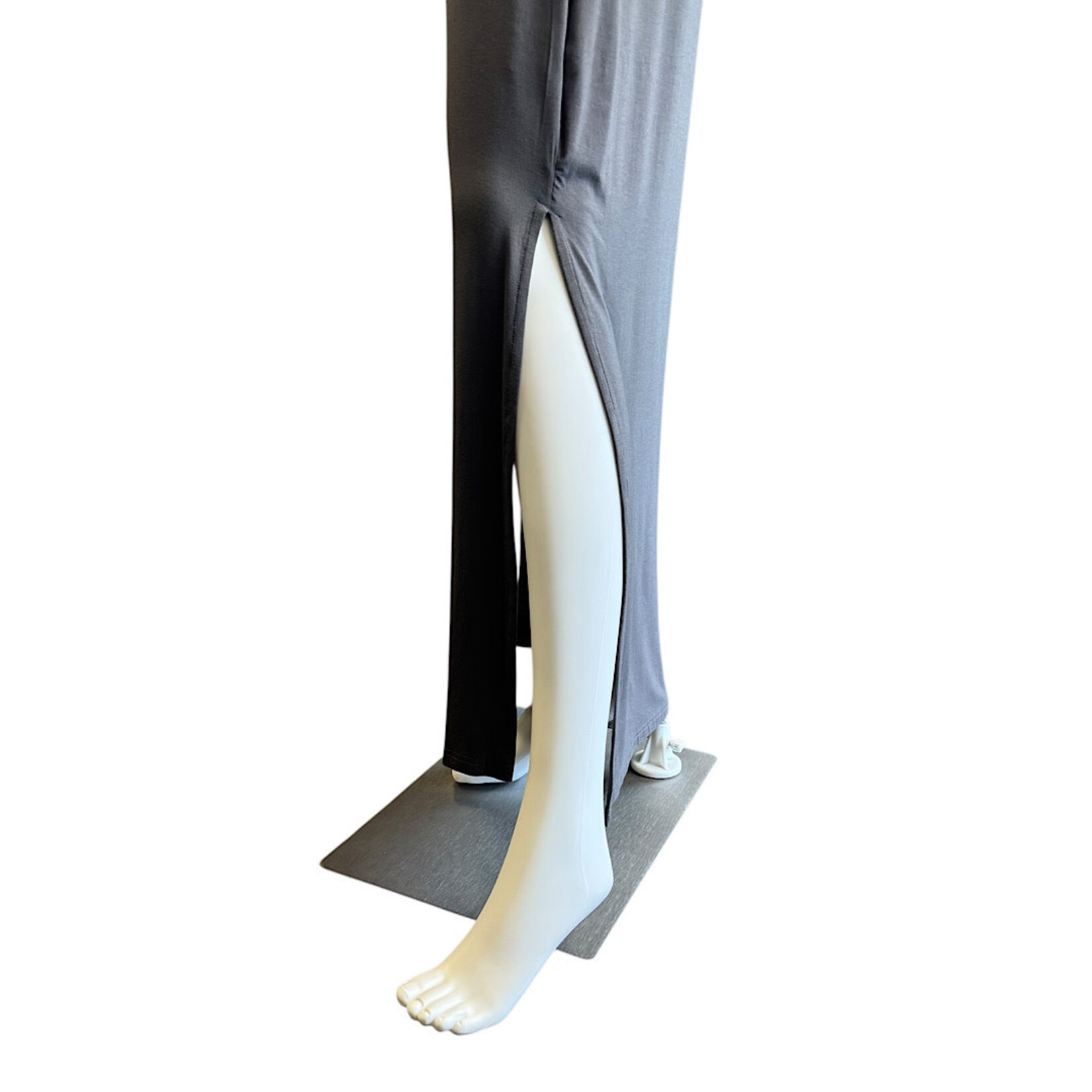 Addy V-Neck Dress with Side Slits & Pockets