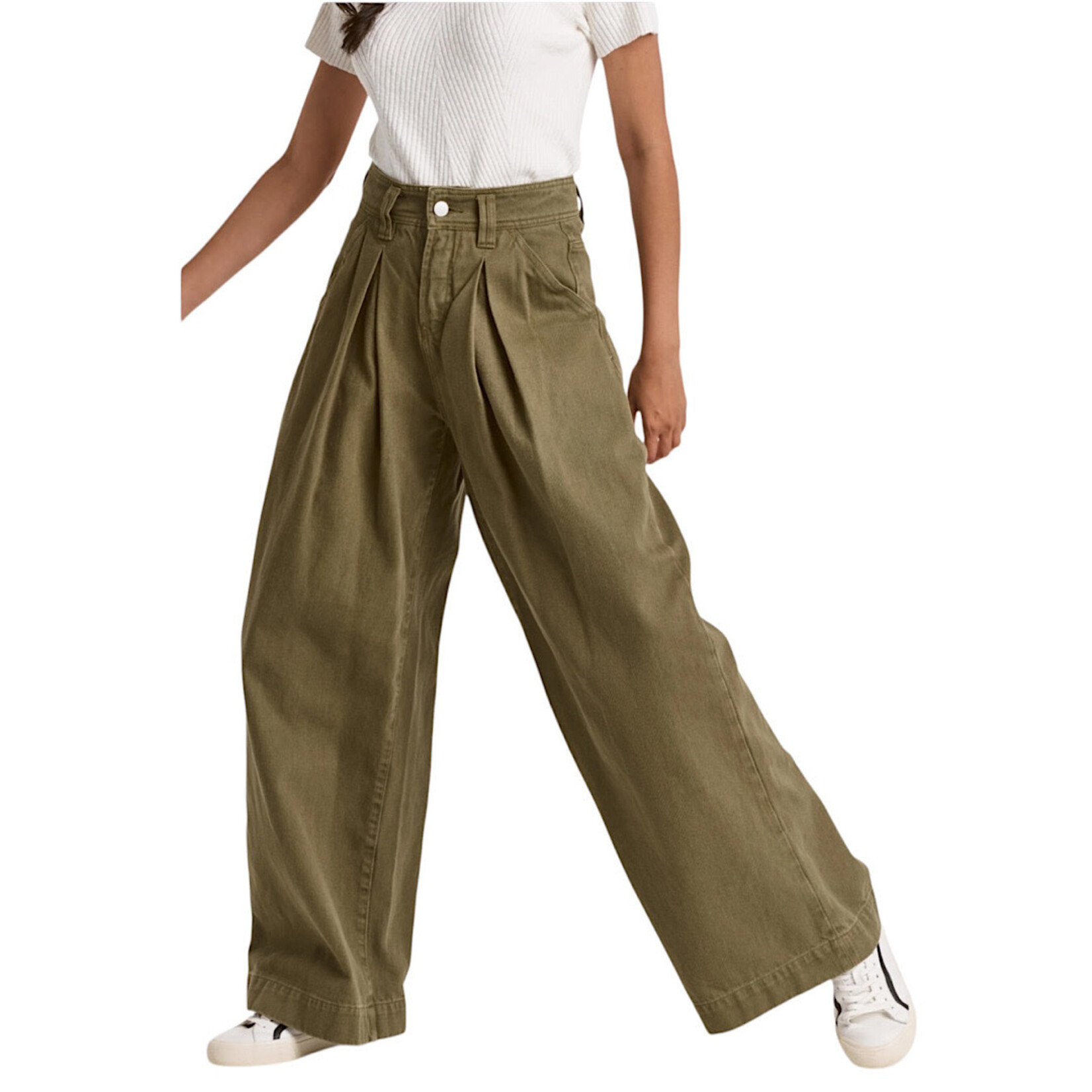 Dear John Lanee Wide Leg Evergreen  Size 27