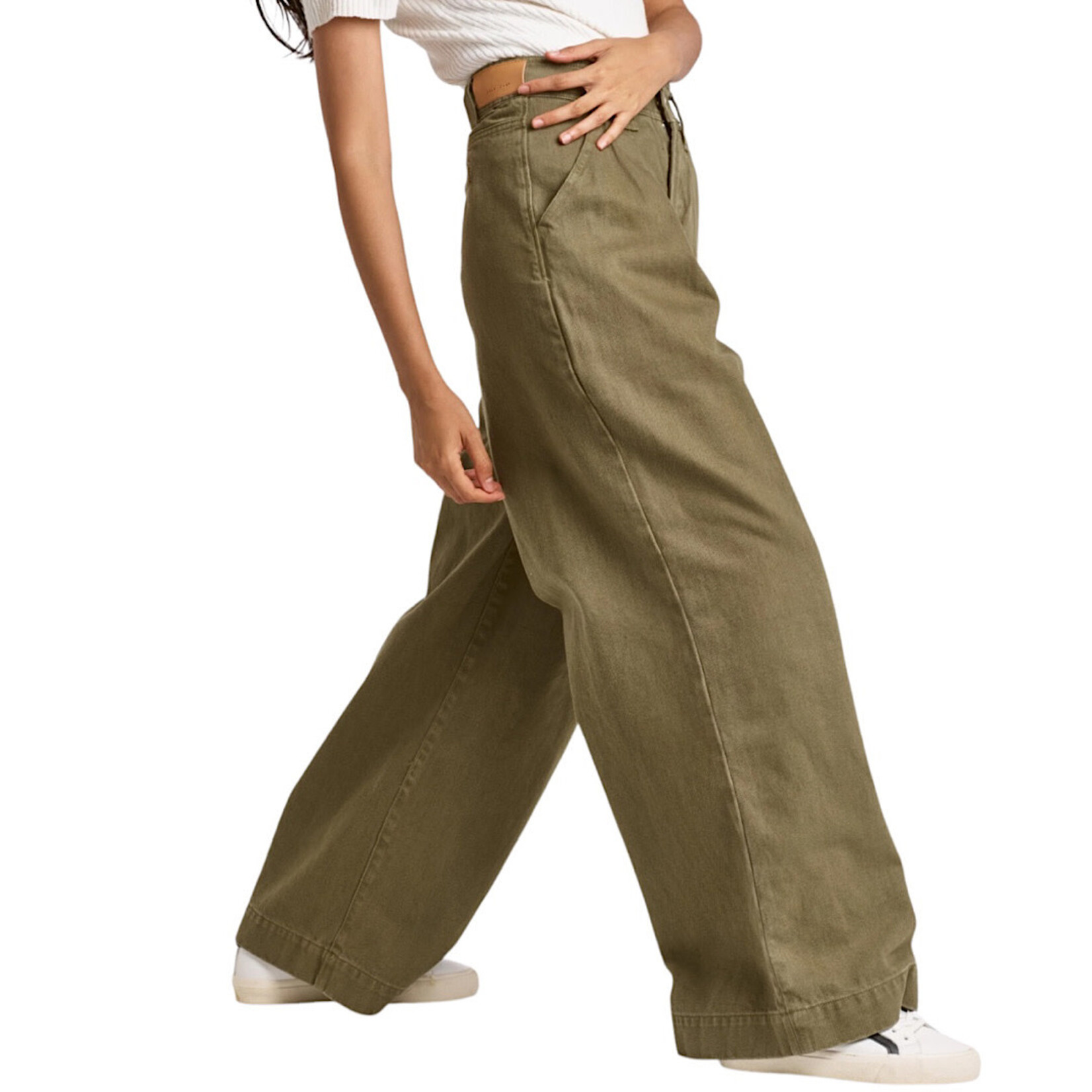 Dear John Lanee Wide Leg Evergreen  Size 27