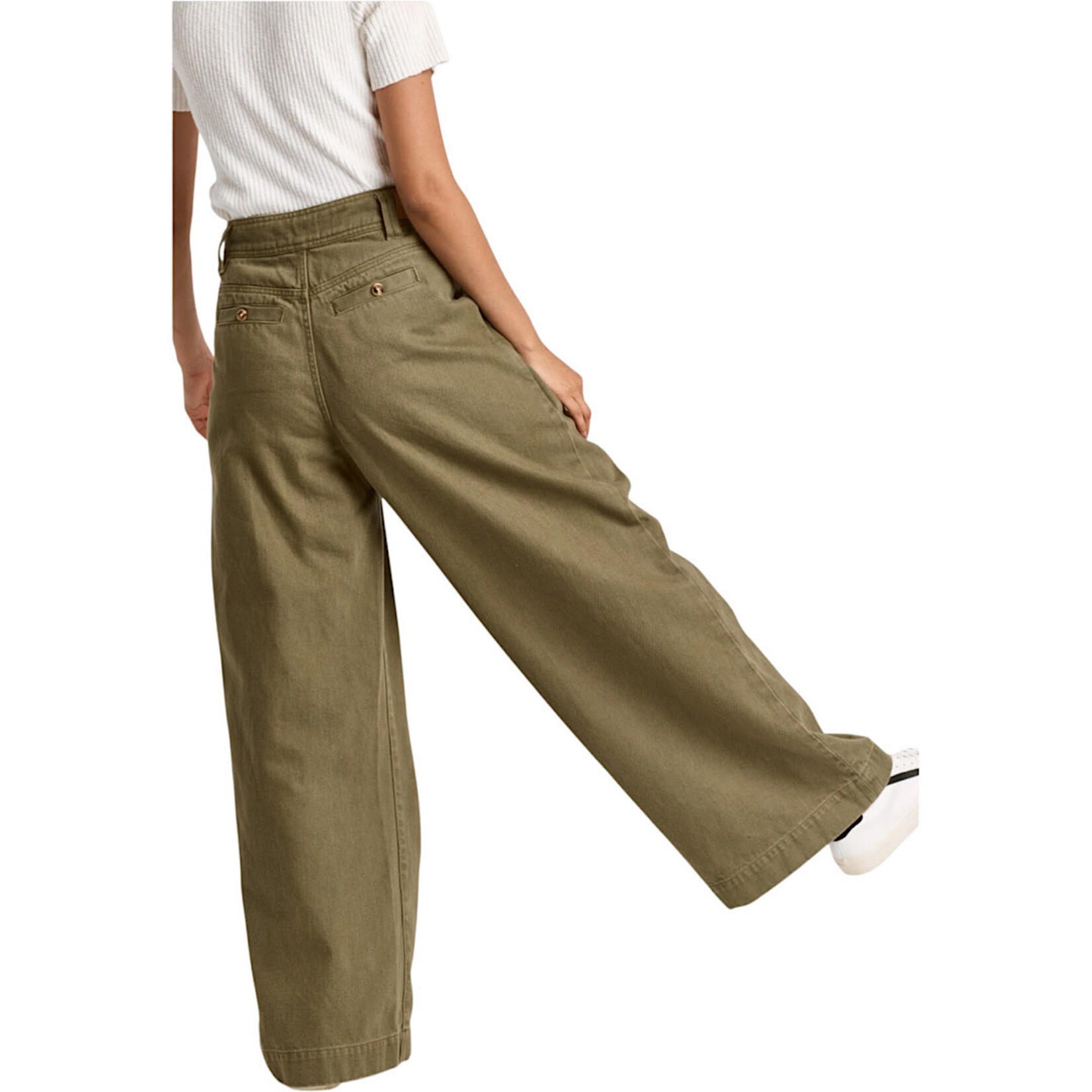 Dear John Lanee Wide Leg Evergreen  Size 27