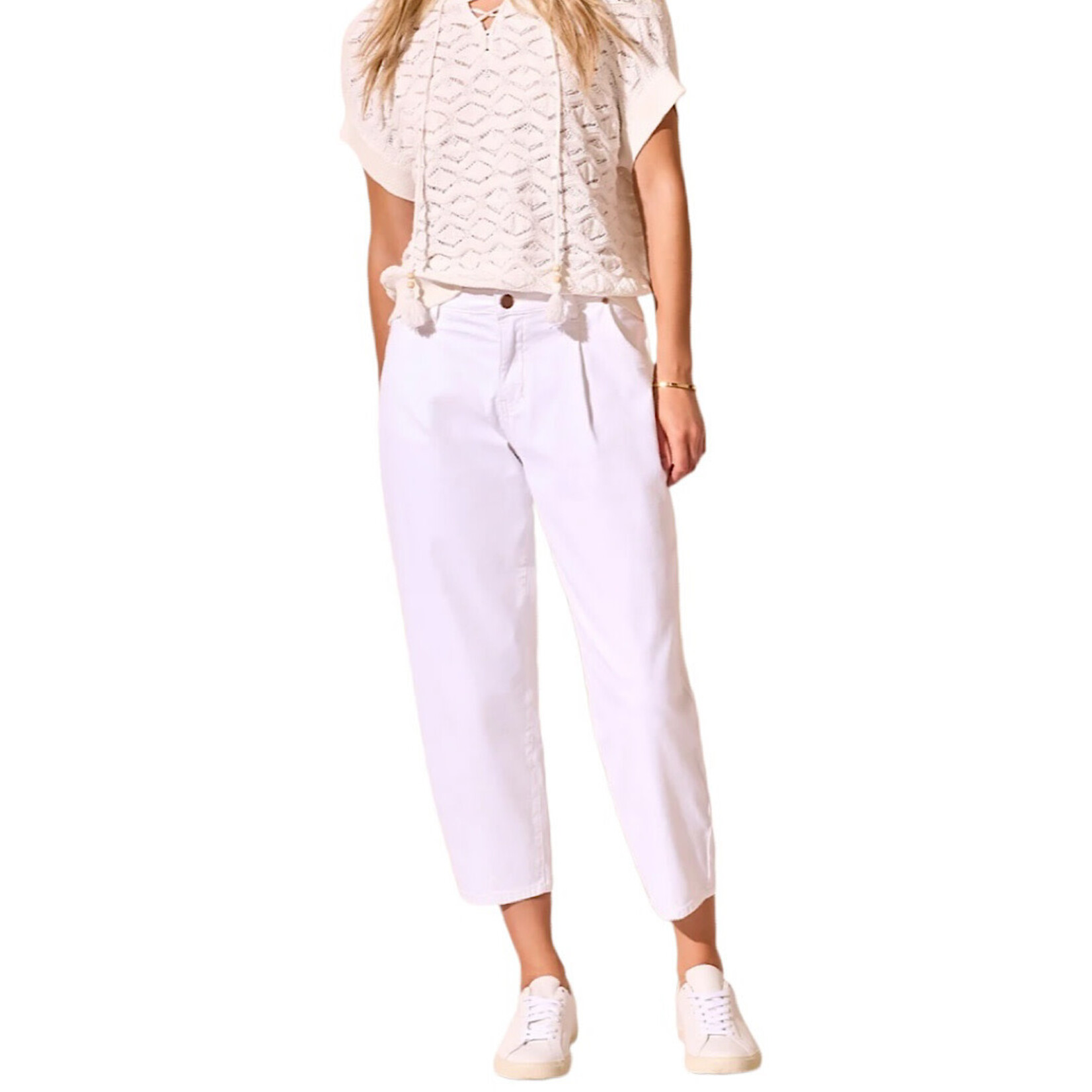 Audrey Girlfriend Barrel Crop Pant Size 6