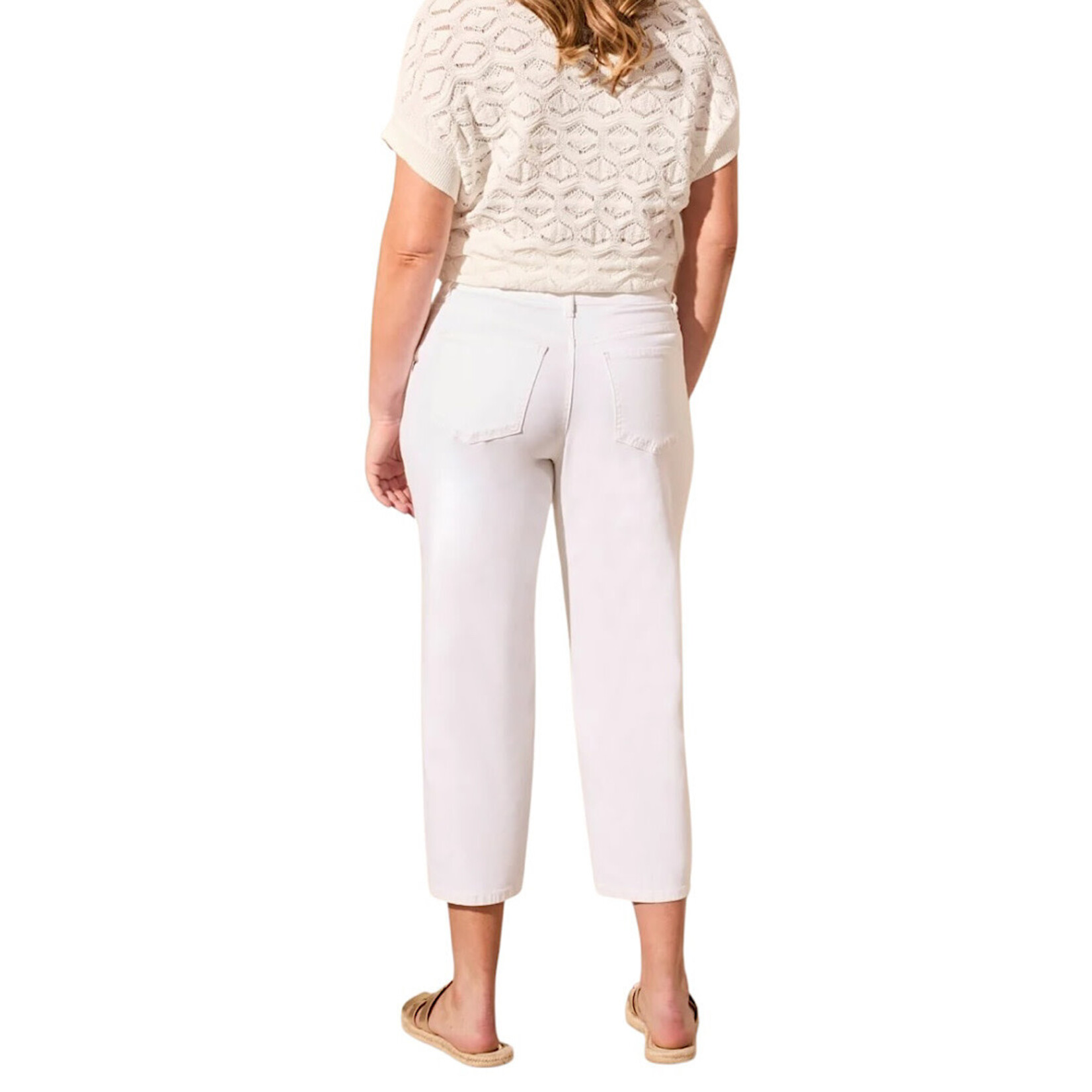 Audrey Girlfriend Barrel Crop Pant Size 6