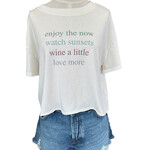 Z Supply Z Supply Vintage Enjoy Sleep Tee Bone