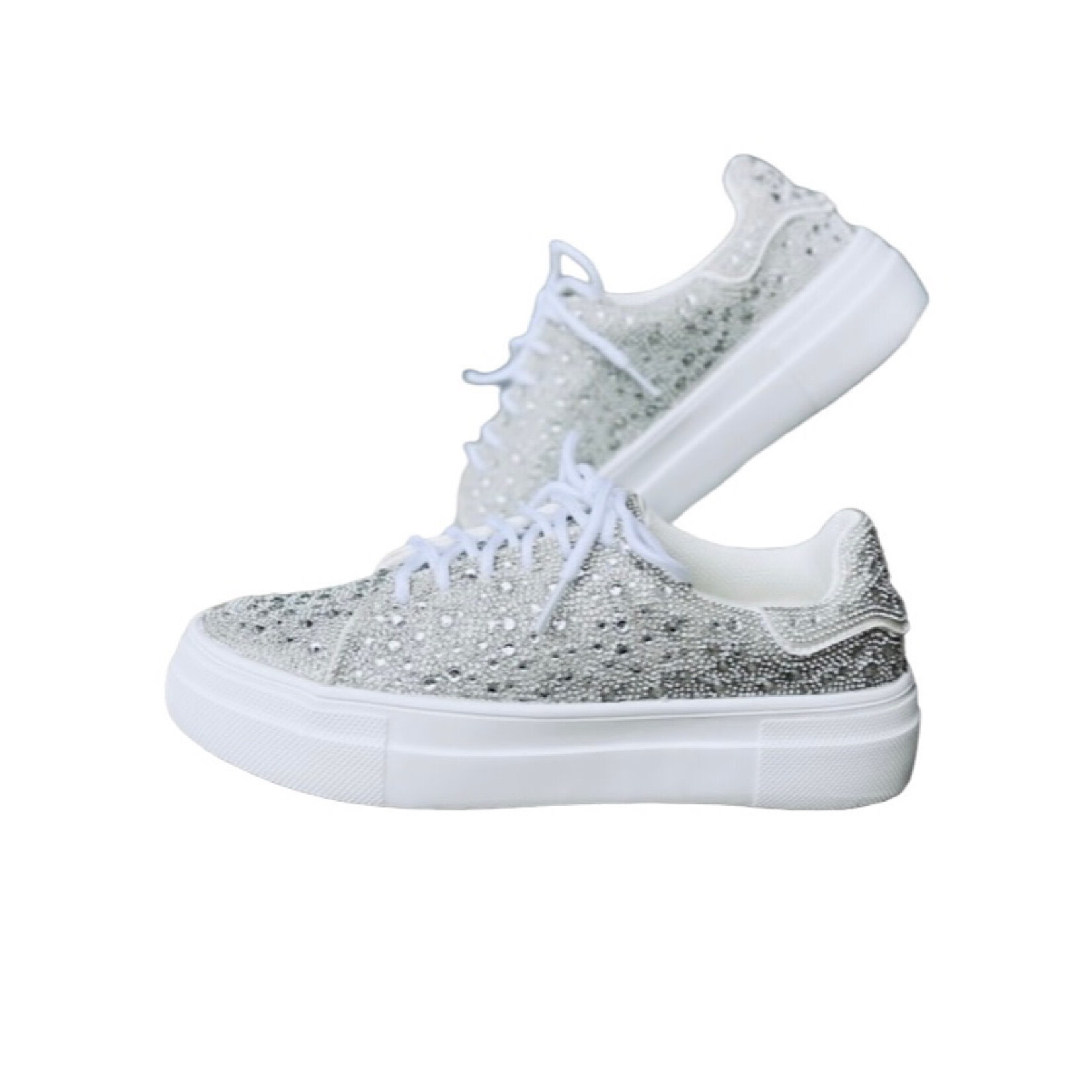 Bedazzle-Clear Rhinestone- Sneakers