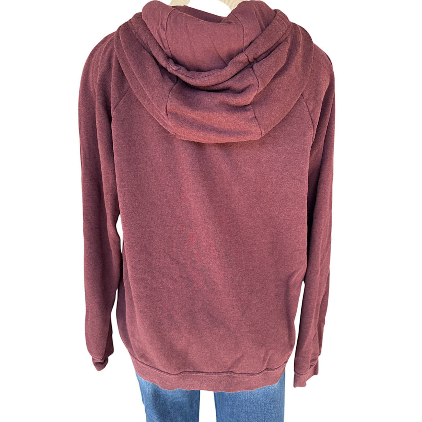 Dark Maroon Nike Hoodie Size Large -RF