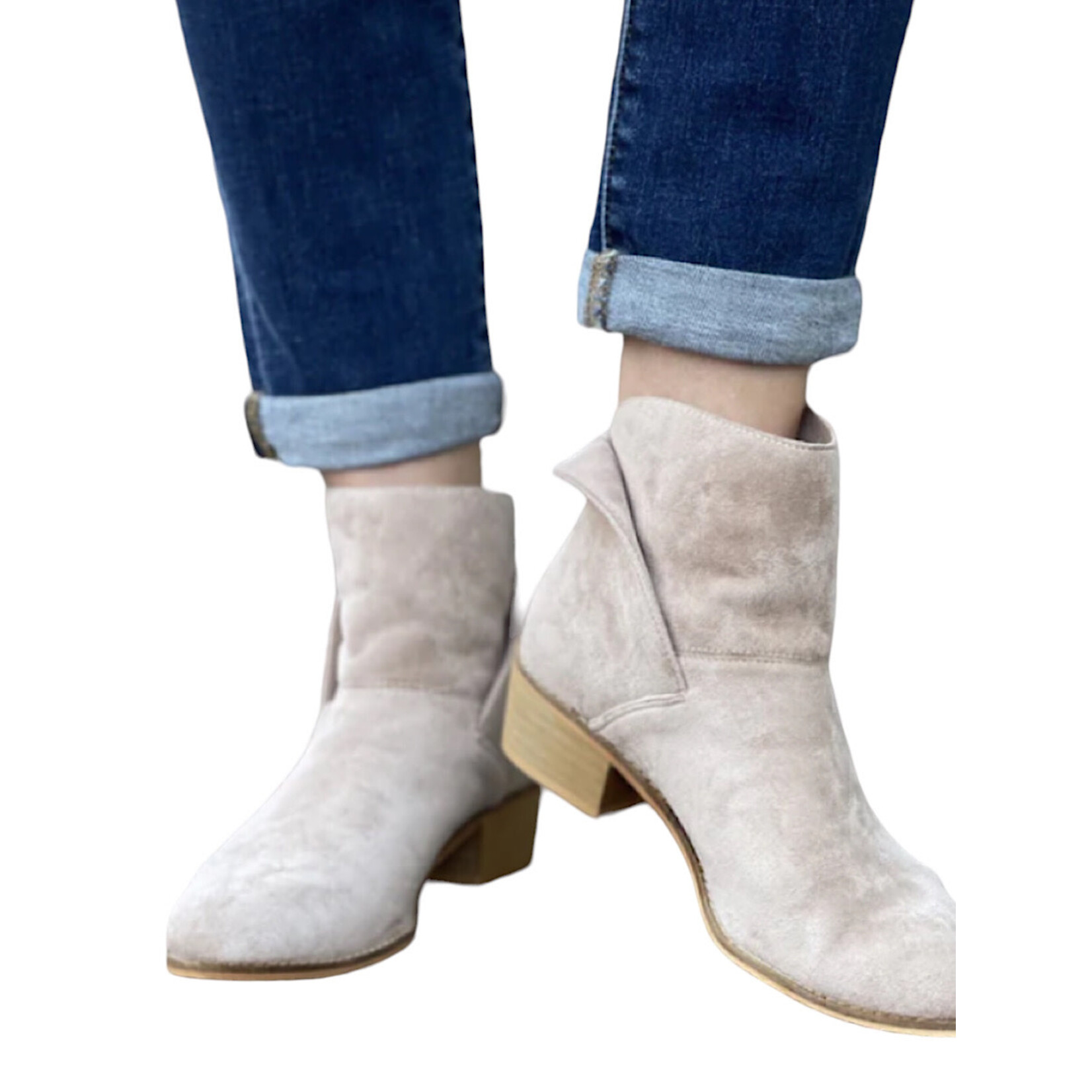 Corkys Beige Spill The Tea Bootie