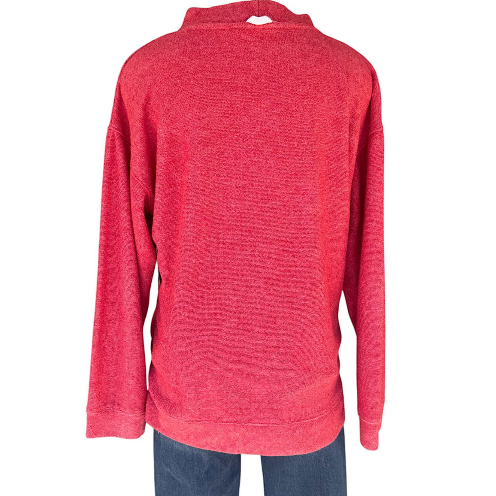 Bottom Drawers Red Wolves Crew Neck Sweatshirt Size Large-RF