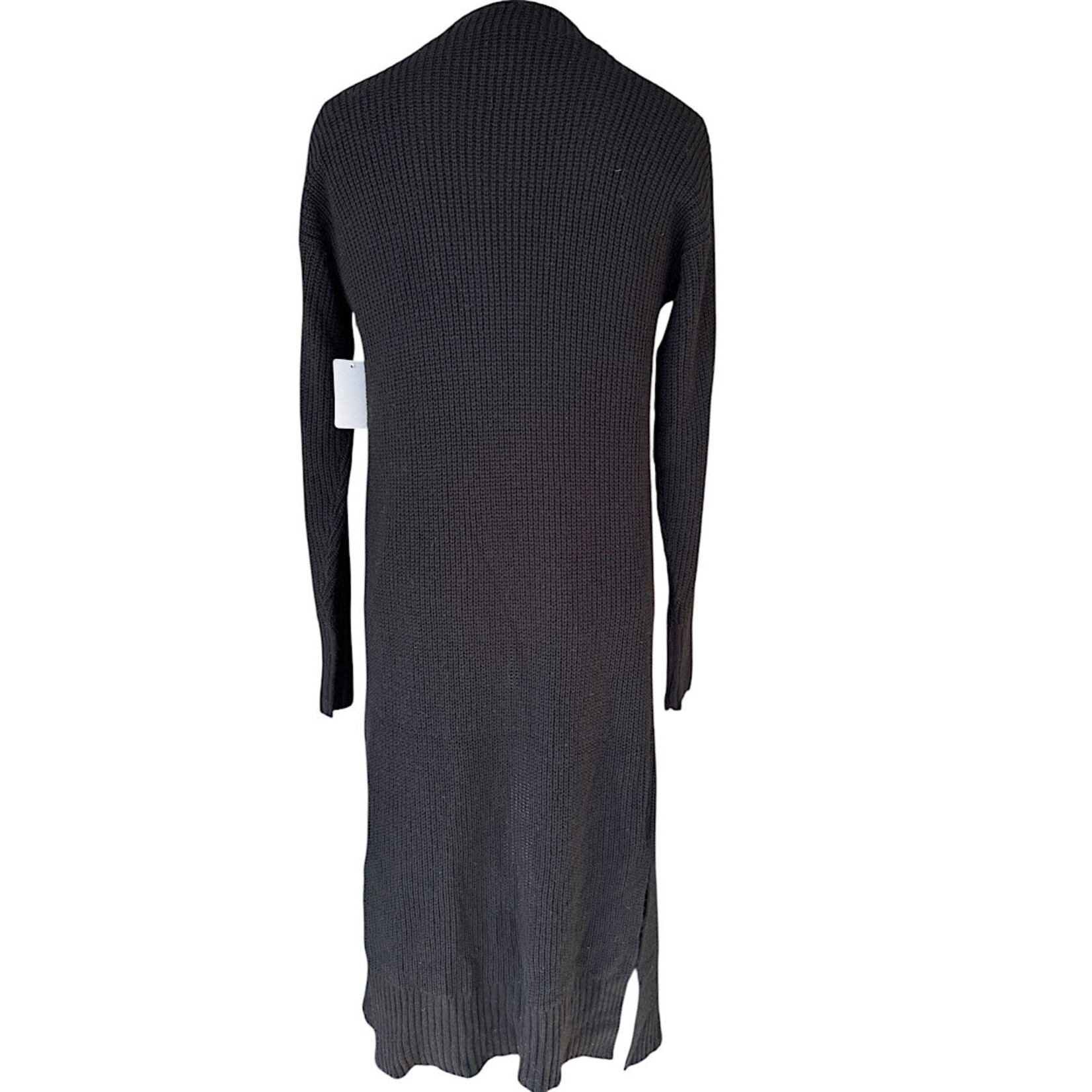 Andrea By Unit Black Long Sleeve Cardigan Size Small-RF