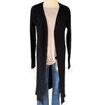 Andrea By Unit Black Long Sleeve Cardigan Size Small-RF