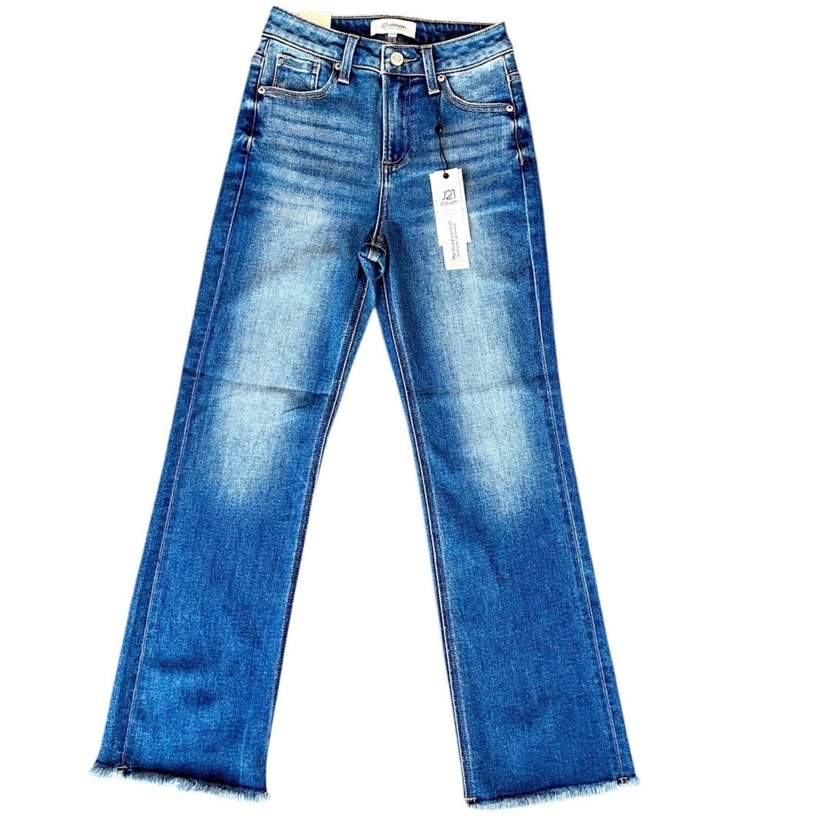 J21 JVP1001 High Rise Crop Straight Jeans