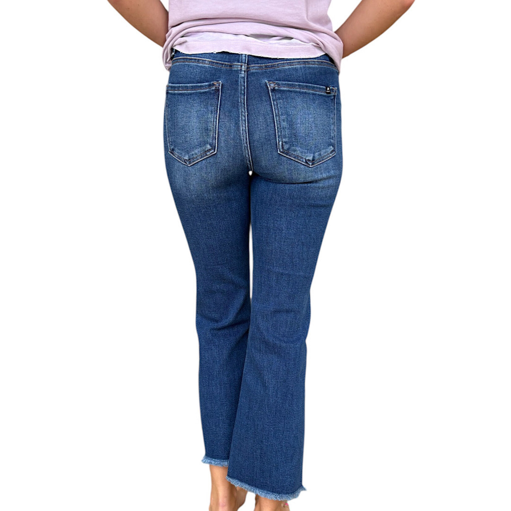 J21 JVP1001 High Rise Crop Straight Jeans