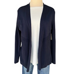Navy Long Sleeve Cardigan Size Large-RF