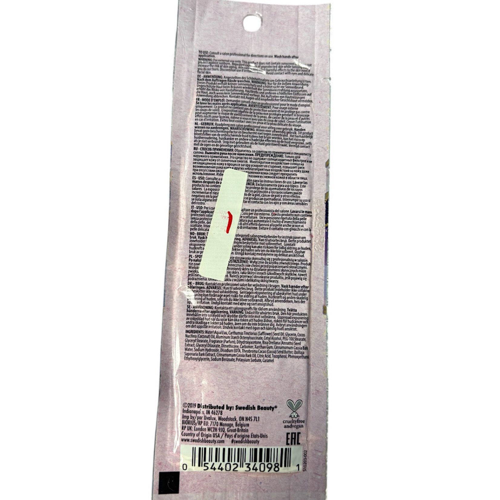 Swedish Beauty Tanning Lotion