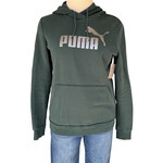 Kelly Green Puma  Long Sleeve Hoodie Size Small-RF