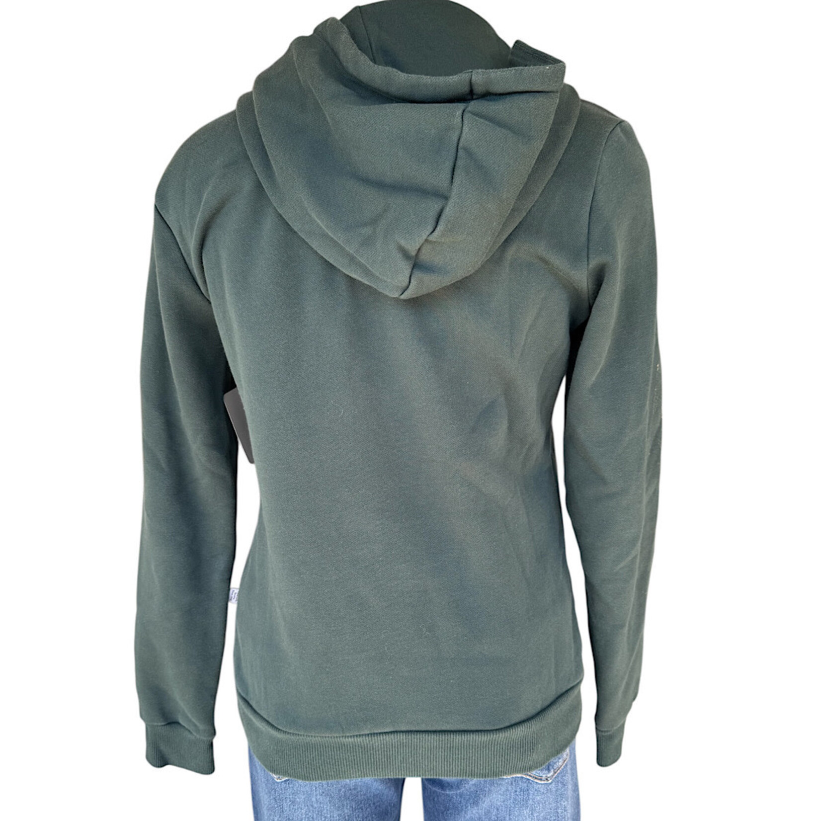 puma Kelly Green Puma  Long Sleeve Hoodie Size Small-RF