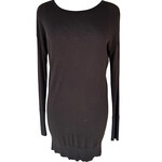 ruby moon Black Long Sleeve Zip Up Dress Size Small- RF