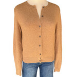 Camel Button Up Cardigan Size Small-RF