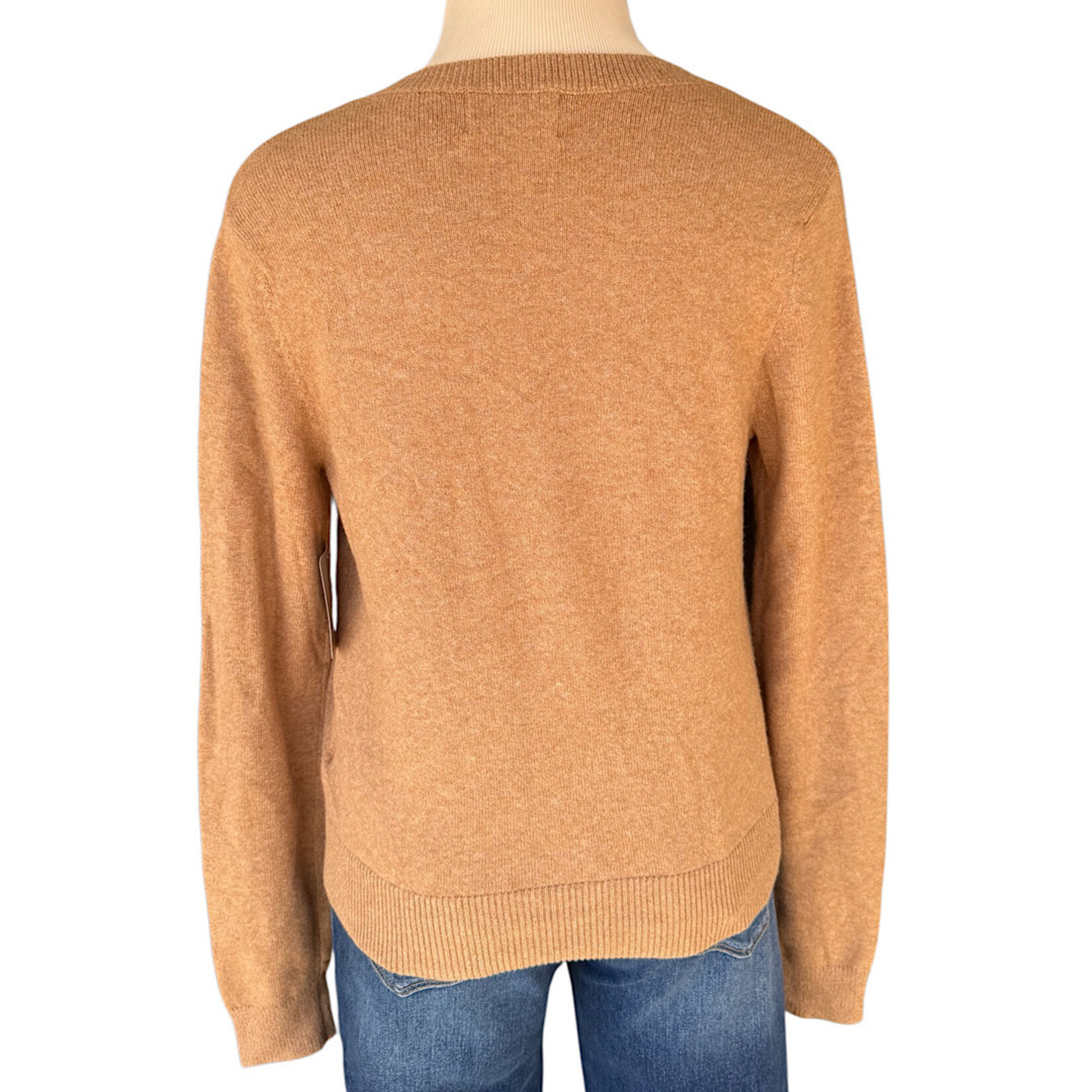 Camel Button Up Cardigan Size Small-RF
