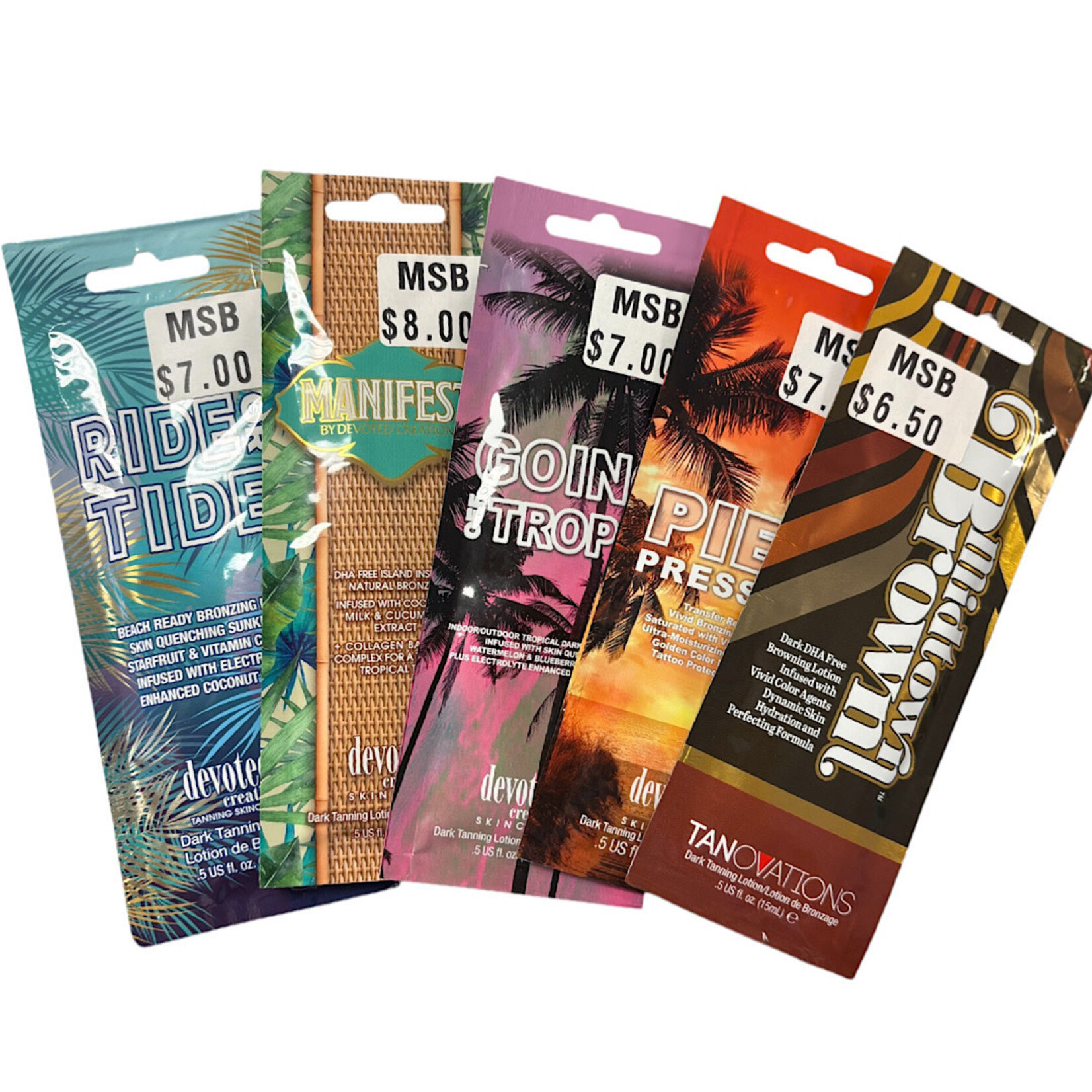 Devoted Creations Tanning lotions