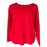 Wonderly Red Long Sleeve Sweater Size Small-RF