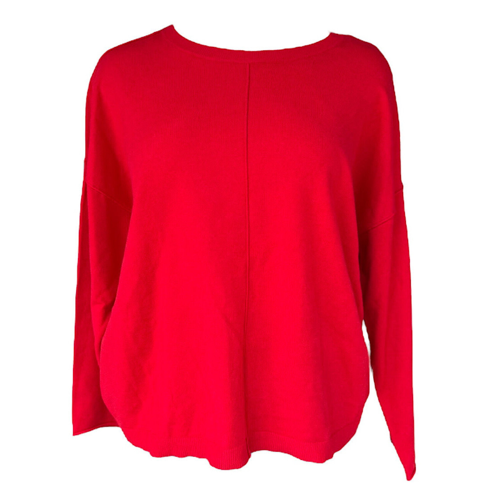 Wonderly Red Long Sleeve Sweater Size Small-RF