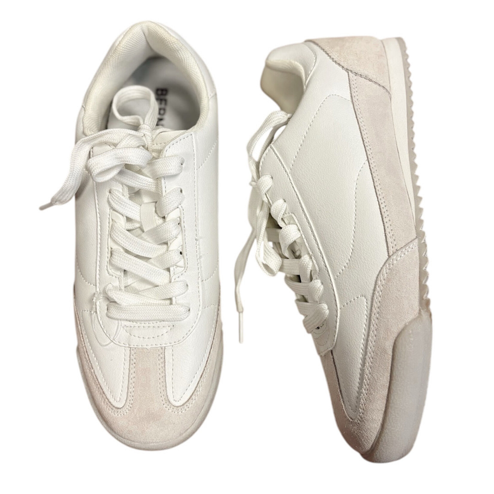 Berness White Landon Fashion Sneaker Size 9-RF