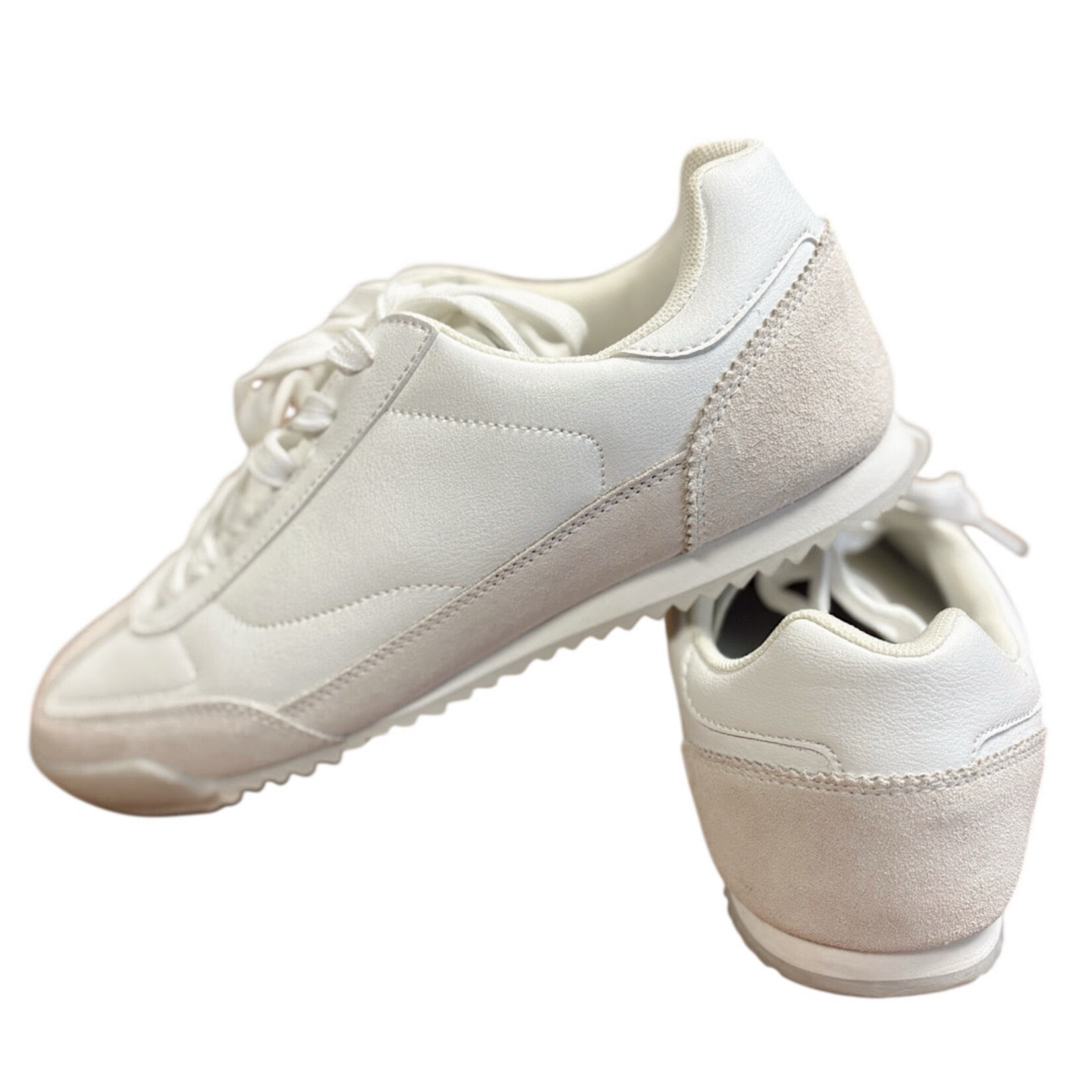 Berness White Landon Fashion Sneaker Size 9-RF