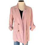 Blush Button Blazer Size Large-RF