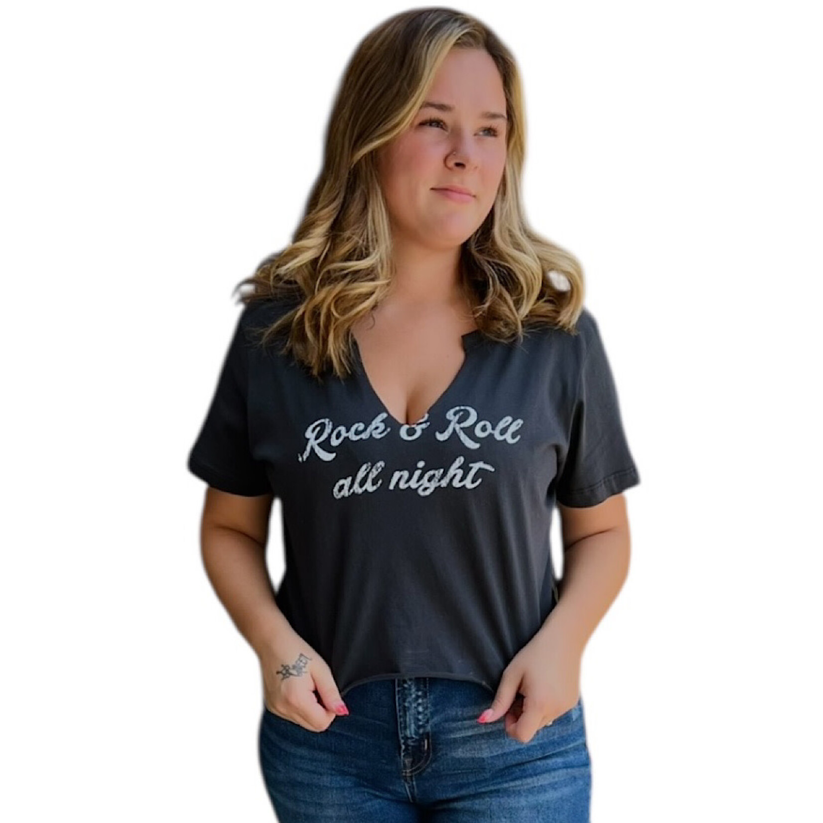 Prince Peter Rock & Roll All Night Black Graphic Size Medium- RF