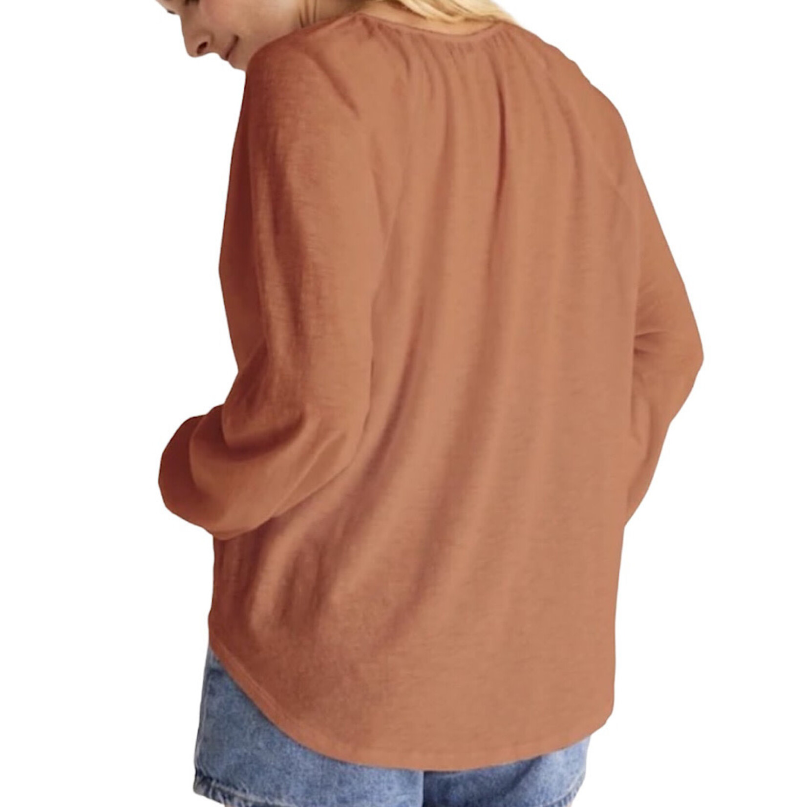 Z Supply Z Supply Niki Slub Top Vintage Brown