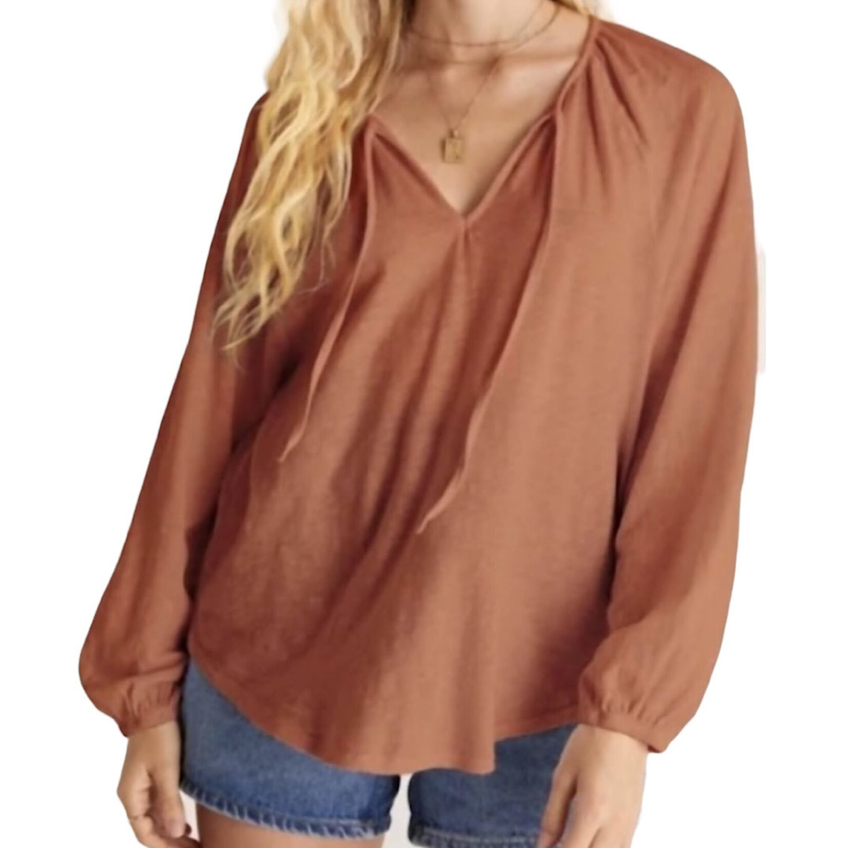 Z Supply Z Supply Niki Slub Top Vintage Brown