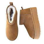 Project Cloud Project Cloud Chestnut Huggy Ankle Boot Size 9-RF
