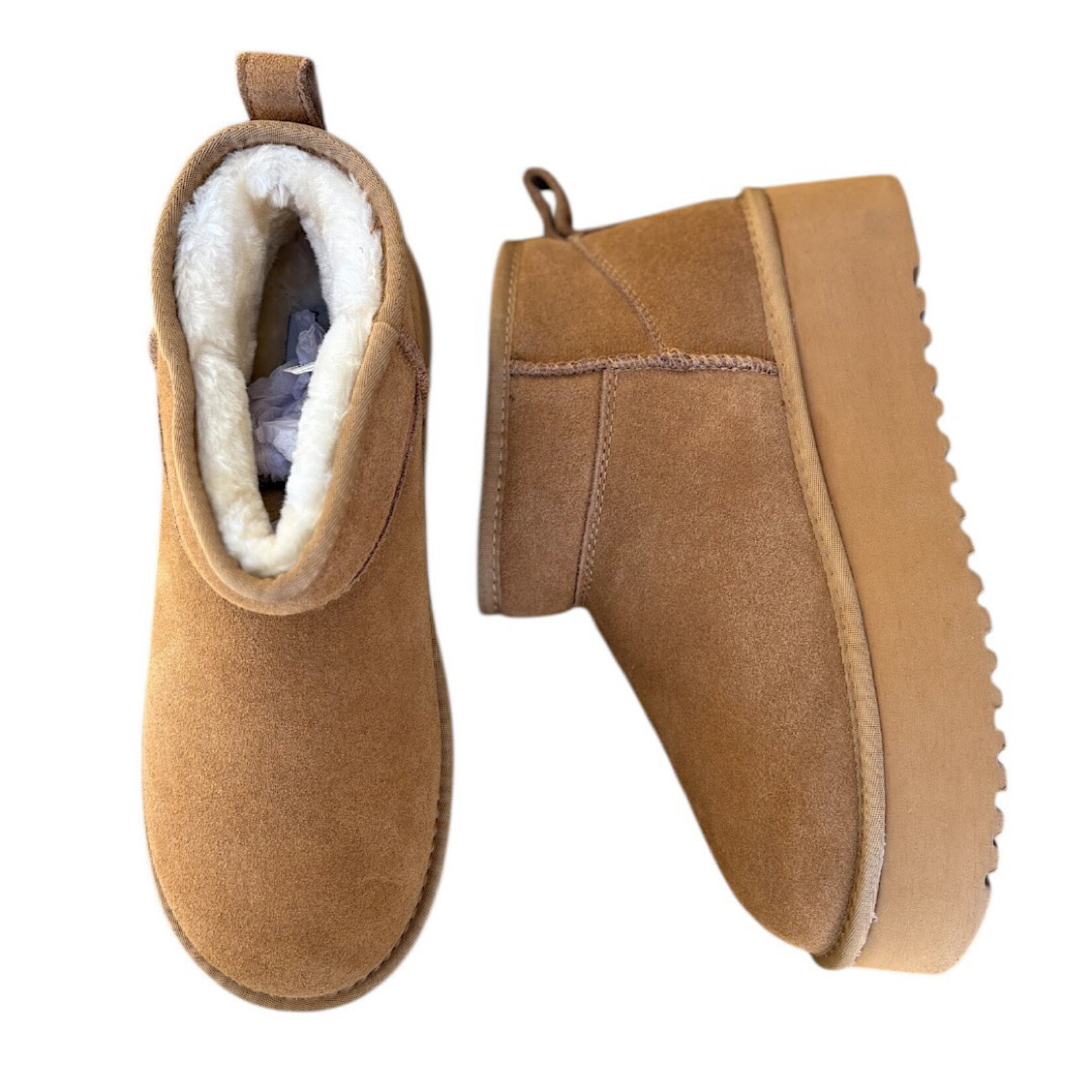 Project Cloud Project Cloud Chestnut Huggy Ankle Boot Size 9-RF