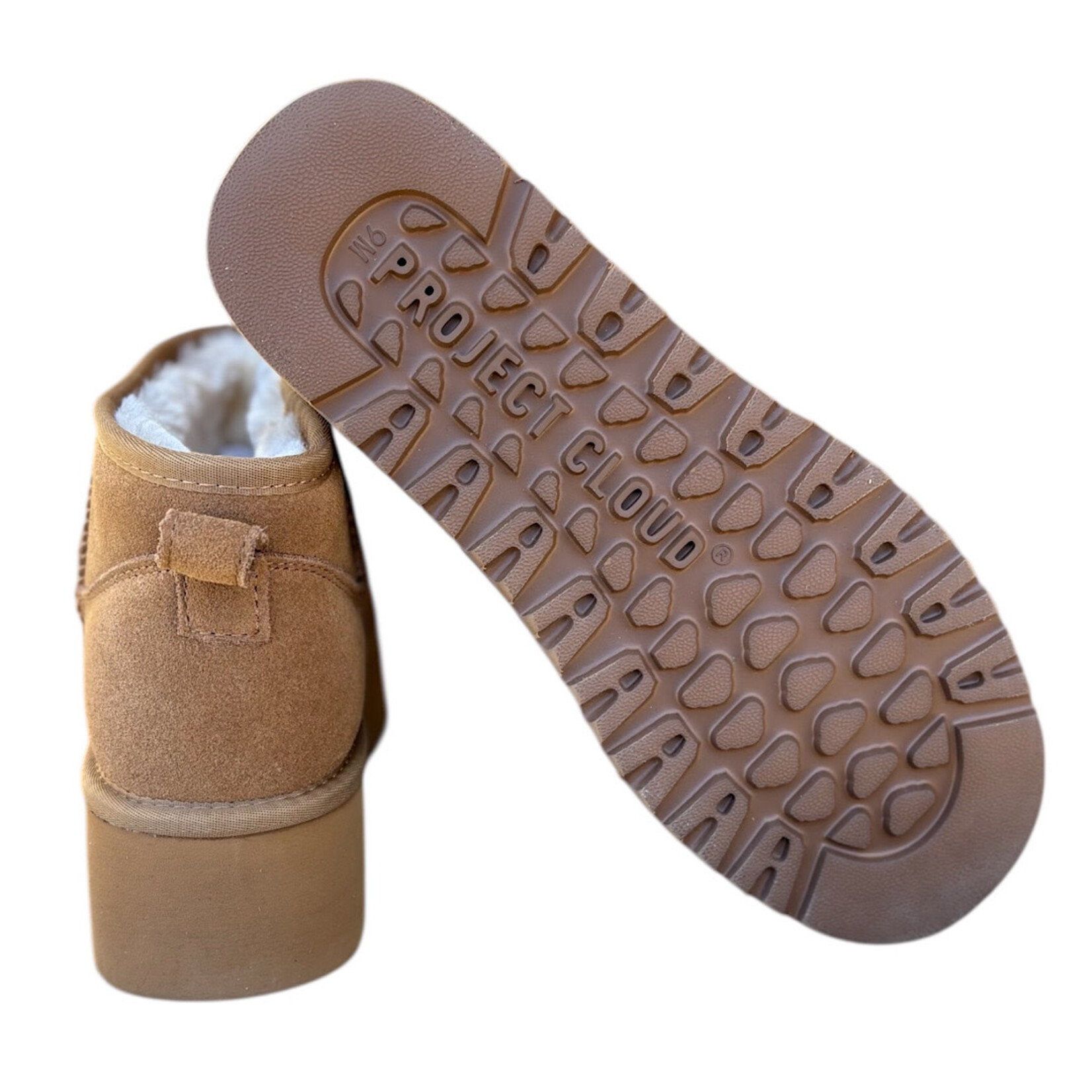 Project Cloud Project Cloud Chestnut Huggy Ankle Boot Size 9-RF